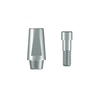 Pilastro dentale per impianto in titanio - SEOA xx0xN series - UFIT IMPLANT - interno / dritto / cementato