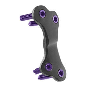 Placca per artrodesi per falange del piede - CarboFix Orthopedics - bloccata / in metallo