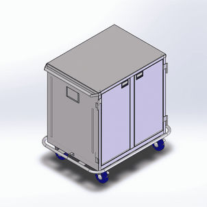 Carrello di sterilizzazione - SCCC02 - Case Medical - medico / per dispositivi medici / di stoccaggio