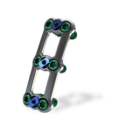 Placca per artrodesi cervicale - Ambassador® - ChoiceSpine - bloccata / in metallo / 2 livelli