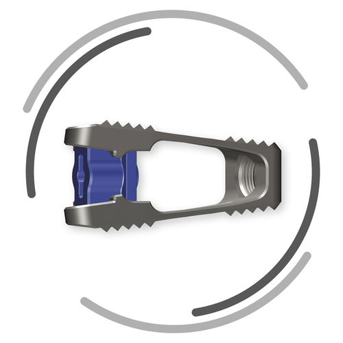 Gabbia intersomatica lombare - VERTACONNECT - Signus Medical - via transforaminale / in titanio / estensibile