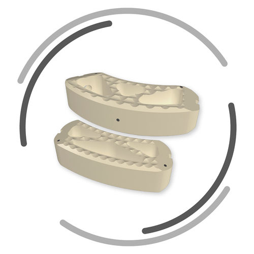 Gabbia intersomatica lombare - NOVAL - Signus Medical - via laterale / in PEEK