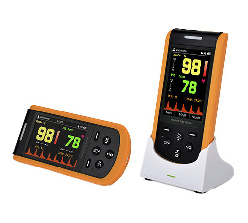 Pulsossimetro palmare - PG SP-20 - Progetti S.r.l. - compatto / medico / a batteria