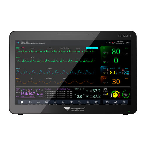 Monitor multiparametrico modulare - PG RIA 9 - Progetti S.r.l. - ECG / RESP / SpO2