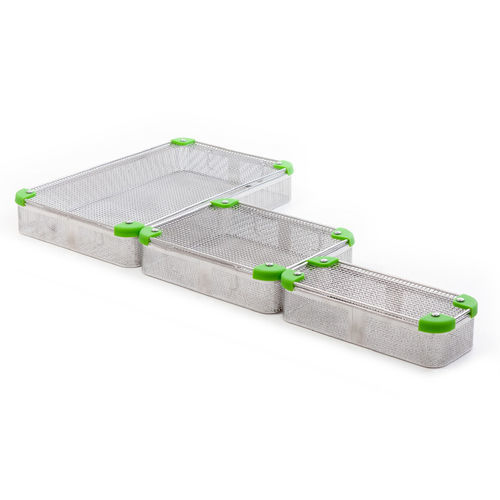 Coperchio per vassoio portastrumenti - STERI-TOP - Owens & Minor - in acciaio inossidabile / in silicone