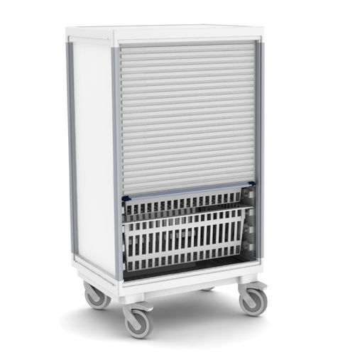 Carrello medico - 40652100D  - ScanModul® - con serrandina / con cestello / 1 porta