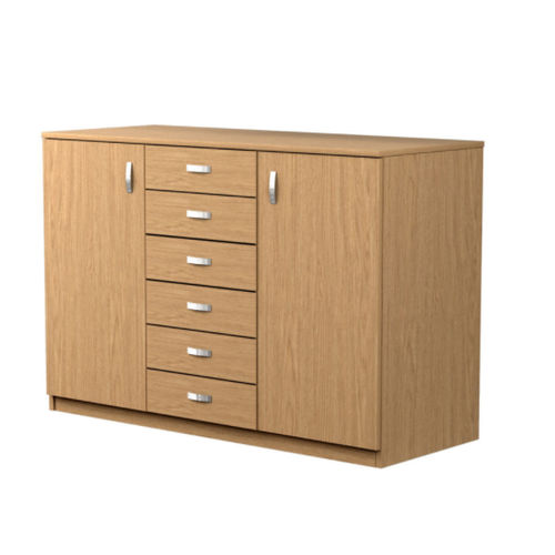 Armadio per ospedale - Reha-Bed - con ripiano / con cassetti / 2 porte