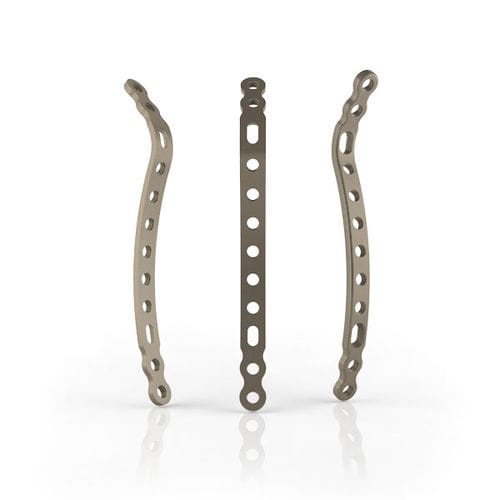 Placca di compressione per clavicola - 2791-000-01 - South America Implants - anteromediale / bloccata / in metallo
