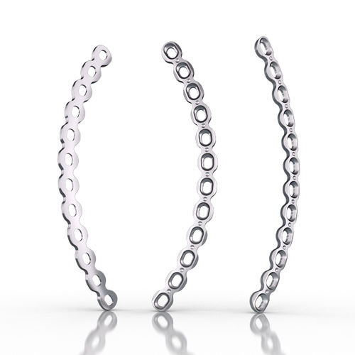 Placca di compressione per bacino - 3217 series - South America Implants - bloccata / in metallo