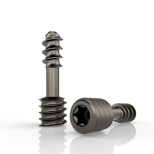 Vite per compressione ossea per piede - 1666 series - South America Implants - canalare / senza testa / in metallo