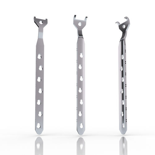 Placca di compressione per trocantere - 2777 series - South America Implants - bloccata / in metallo