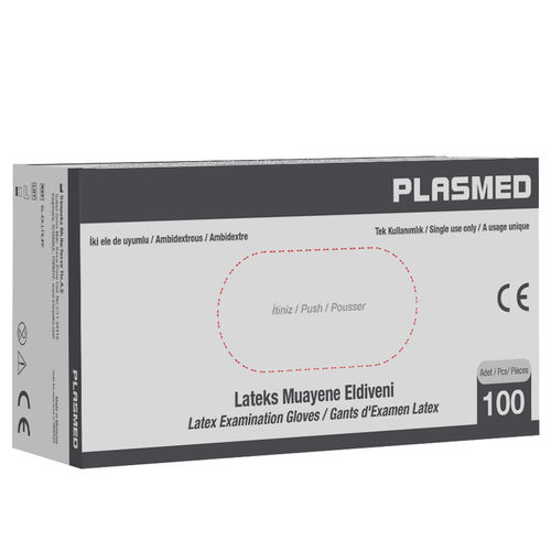 Guanto in lattice - 8698864013834 - Trimpeks Healthcare - da esame / senza polvere / con polvere