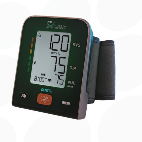 Sfigmomanometro elettronico automatico - GENTLE - Trimpeks Healthcare - per polso / con bracciale integrato / a batteria ricaricabile