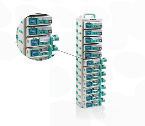 Stazione di perfusione multicanale - MP-80 - Trimpeks Healthcare - per terapia intensiva / di emergenza / modulare
