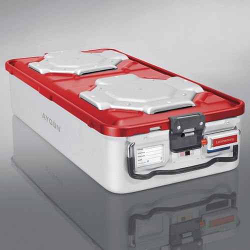 Contenitore di sterilizzazione per strumenti - Bio-Barrier  - Aygun Surgical Instruments - con valvola / in alluminio / in alluminio anodizzato