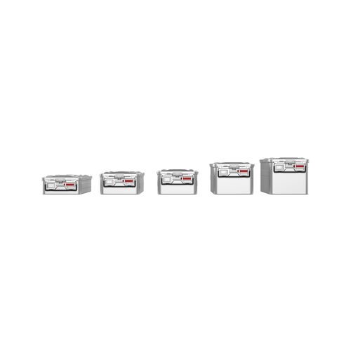 Contenitore di sterilizzazione per strumenti - Standard Plus Heights - Aygun Surgical Instruments - con filtro / in alluminio / in acciaio inossidabile