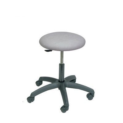 Sgabello per struttura sanitaria - Ecopostural - RehabMedic - girevole / con rotelle / nero