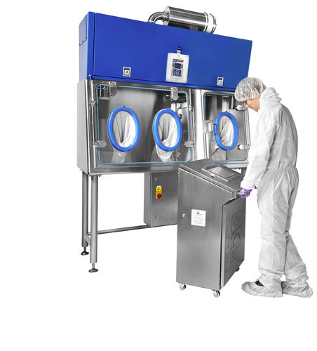 Tester di tenuta per isolatori da laboratorio - Extract Technology - di guanti / di pressione / su carrello