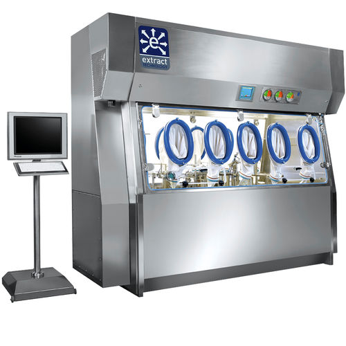 Isolatore asettico - Extract Technology - di trasferimento / classe ISO 5 / da terra