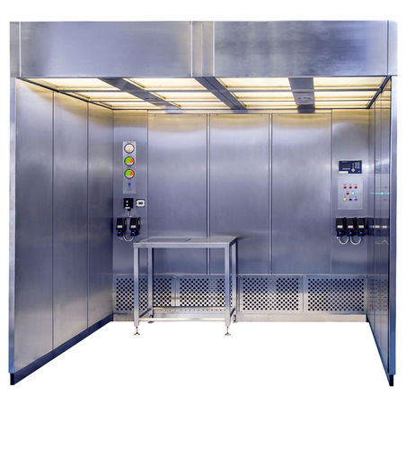 Cabina di contenimento - Extract Technology - di campionamento / di pesatura / per l'industria farmaceutica