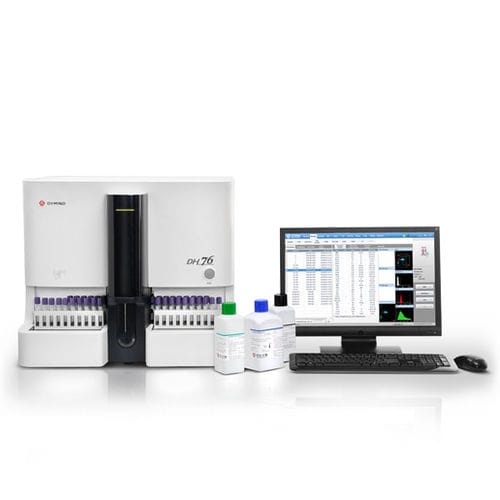 Analizzatore ematologico automatico - DH76 - Shenzhen Dymind Biotechnology Co., LTD - da banco / 29 parametri / tramite citometria a flusso