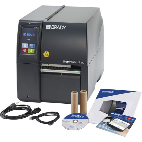 Stampante a trasferimento termico - I7100-600-ESD-UK - Brady EMEA - termica diretta / per etichette / da ufficio