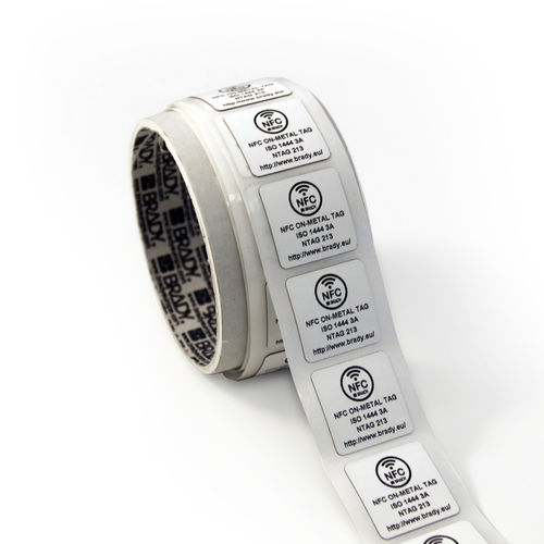 Rotolo di etichette per tubi - THT-UHF-PET-64X6 - Brady EMEA - RFID