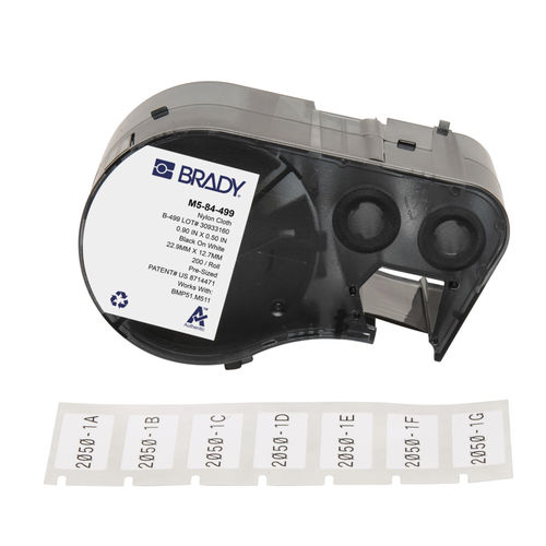 Rotolo di etichette per tubi - M4C-375-499 - Brady EMEA - per flaconi