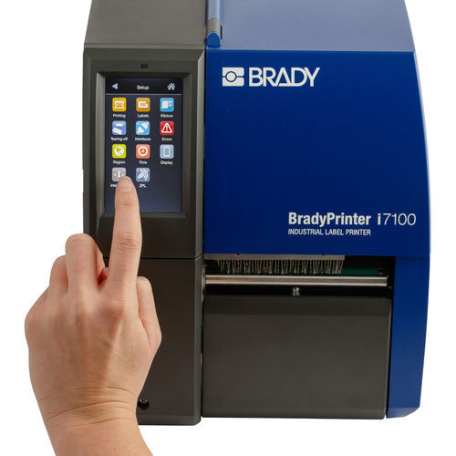 Etichettatrice per laboratorio - I7100-600-UK-BWS - Brady EMEA - a moto continuo / automatizzata / elettrica