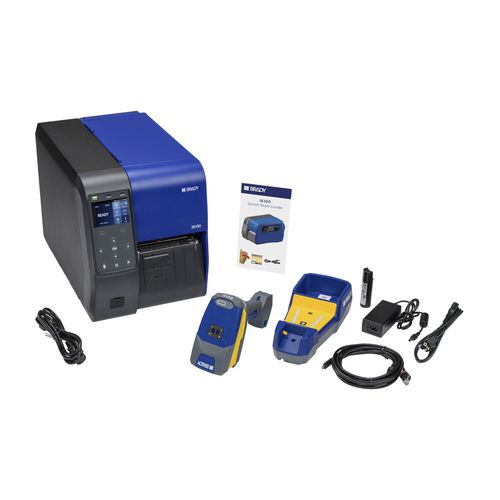 Etichettatrice per laboratorio - I6100-V3200-KIT-UK - Brady EMEA - ad alta velocità / per etichette con codice a barre / per etichette con codice a barre