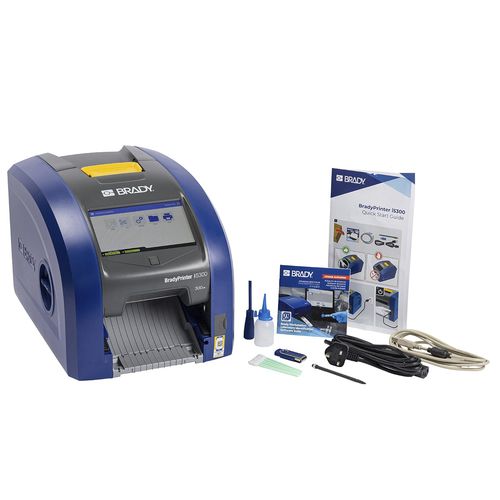 Etichettatrice per laboratorio - I5300-C-UK-BWS - Brady EMEA - ad alta velocità / elettrica / di etichette adesive