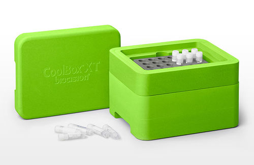 Contenitore per campioni di stoccaggio - CoolBox™ XT BCS-575 - BioCision - per provette criogeniche / senza ghiaccio