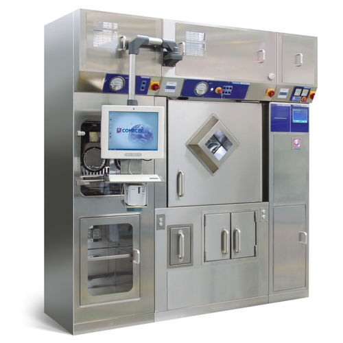Sistema automatizzato di distribuzione per radiofarmacia - THEODORICO 2 - Comecer - con computer / robotizzato