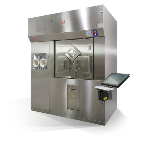Macchina di riempimento con isolatore - HELIOS - Comecer - interamente automatica / a pavimento / compatta
