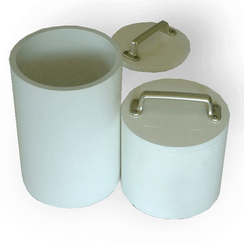 Contenitore di rifiuti radioattivi - WC-101 - Comecer - blindato / con coperchio