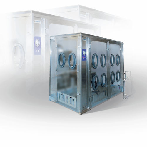 Sistema di barriera ad accesso limitato per industria farmaceutica - Passive RABS - Comecer - per linea di imballaggio