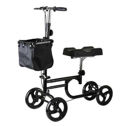 Deambulatore rollator a 4 ruote - BES-WA37 - Besco Medical - telaio in acciaio / con sedile / con cestello