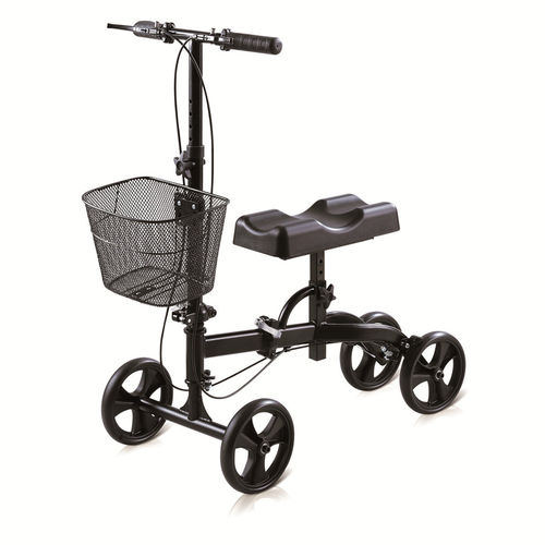 Deambulatore rollator a 4 ruote - BES-WA38 - Besco Medical - con cestello / pieghevole