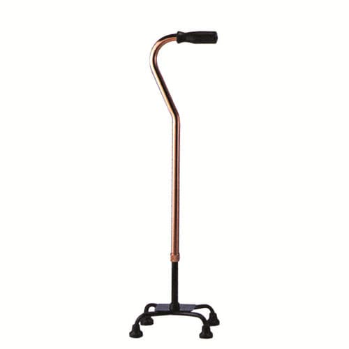 Bastone da passeggio con impugnatura fuori asse - BES-WA12 - Besco Medical - quadripode / ad altezza regolabile