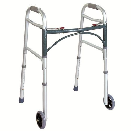 Deambulatore con 2 ruote - BES-WA22 - Besco Medical - ad altezza regolabile / pieghevole
