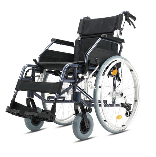Sedia a rotelle manuale - BES-WL053 - Besco Medical - da esterno / pieghevole / telaio in alluminio
