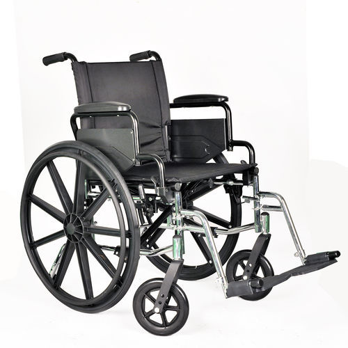 Sedia a rotelle manuale - BES-WL060 - Besco Medical - da esterno / da interno / con poggiagambe
