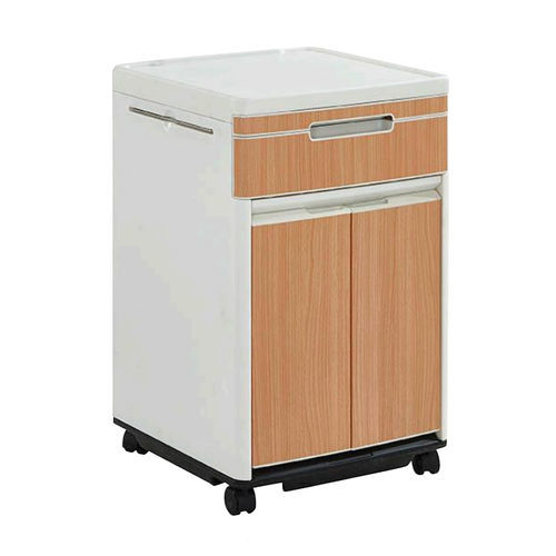 Comodino con rotelle - BES-PM062 - Besco Medical - con cassetti / con blocco