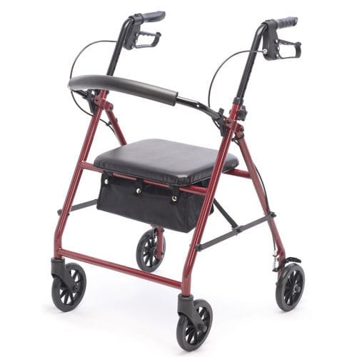 Deambulatore rollator a 4 ruote - BES-RL004 - Besco Medical - telaio in acciaio