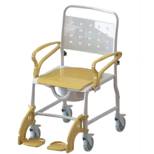 Sedia da toilette con braccioli - BES-BS039 - Besco Medical - con rotelle / con poggiapiedi / pieghevole
