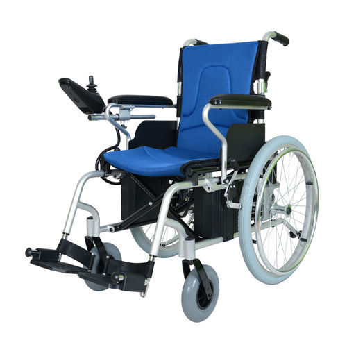 Sedia a rotelle elettrica - BES-WL050 - Besco Medical - da esterno / da interno / con poggiagambe