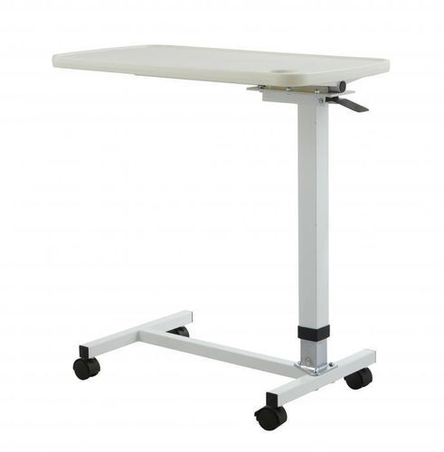 Tavolino servitore ad altezza regolabile - BES-PM018 - Besco Medical - con rotelle / inclinabile / ad azionamento pneumatico