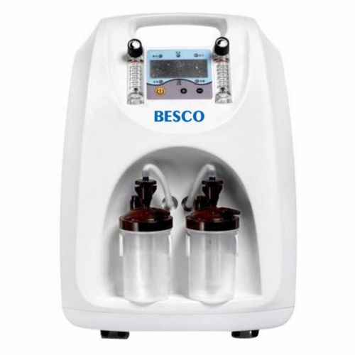 Concentratore di ossigeno medico - BES-OC19 - Besco Medical - con rotelle / a flusso continuo