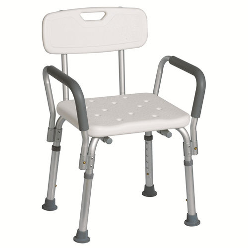 Sedia da doccia con braccioli - BES-BS026 - Besco Medical - ad altezza regolabile
