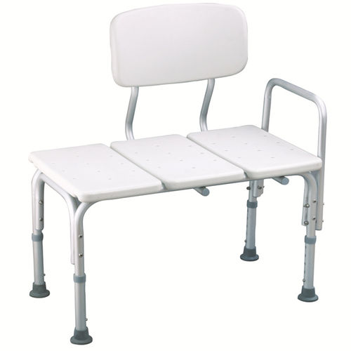 Sgabello da doccia con braccioli - BES-BS027 - Besco Medical - con schienale / bariatrico / ad altezza regolabile